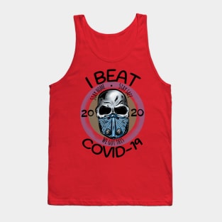 I Beat Covid Tank Top